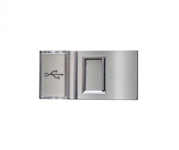 Onesto T-MXM-P01USB 2A Usb Socket Small Module Titanium