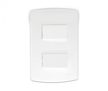 Onesto Trinity TS2021 4X2 16A 2 Lever 1 Way Switch White