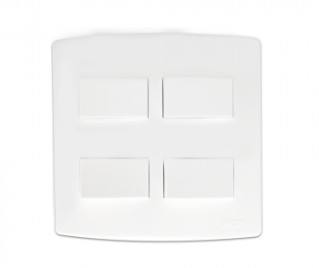 Onesto Trinity TS4042 16A 4 Lever 2 Way Switch, 4X4