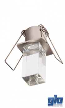Major Tech B1A-14W 1W LED Ceiling Light 3000K cut out 25mm SN/Crystal IP20