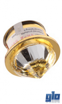 Major Tech B1G-16 1W LED Ceiling Light 6500K cut out 25mm Gold/Crystal IP20 (Multiple Colours/Finishes)