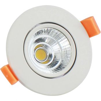 Major Tech C2W-7 7W LED Ceiling Light, White, 6500K (Multiple Colours/Finishes)