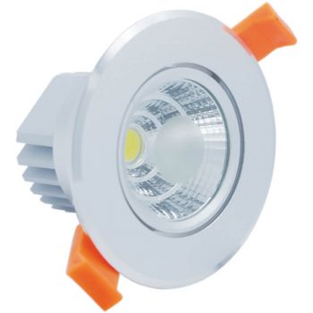 Major Tech C3S-10 10W LED Ceiling Light, Silver, 6500K (Multiple Colours/Finishes)
