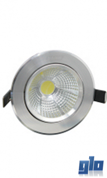 Major Tech C3S-D7 7W Dimmable LED Ceiling Light, Silver, 6500K (Multiple Colours/Finishes)