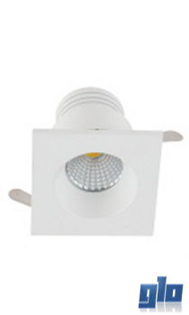 Major Tech D4W-37 3W COB Downlight 6500K cut out 50mm Matte White/AL (Multiple Colours/Finishes)