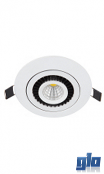 Major Tech D4W-38 3W COB Downlight 6500K cut out 90mm Matte White/AL (Multiple Colours/Finishes)