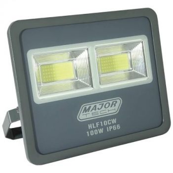 Major Tech HLF10CW 100w High Power LED Floodlight (Cool White)