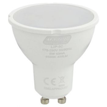 Major Tech L2P-5 5W LED GU10 Spotlight 6500K (Multiple Colours/Finishes)