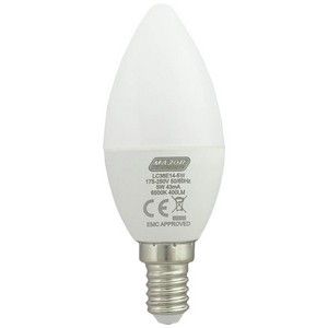 Major Tech LC38E14-5W 5W LED E14 Candle Lamp Warm White
