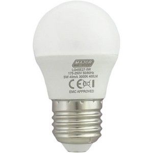 Major Tech LG45E27-5W 5W LED G45 Lamps Warm White