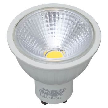 Major Tech LGU10-5 5W LED Spotlight GU10 6500K (Multiple Colours/Finishes)