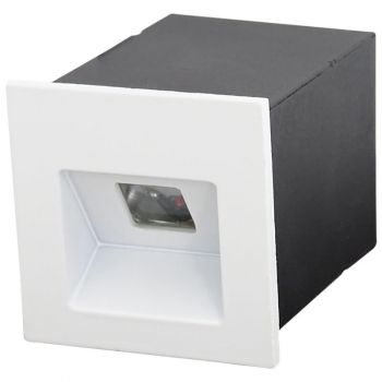 Major Tech S2W-30C 1W LED Stair Light 6500K cut out 45X45mm WH IP20