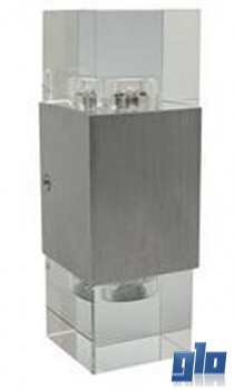 Major Tech W1A-22 2 x 1W LED Wall Light 6500K 280mm AL/Crystal IP20 (Multiple Colours/Finishes)