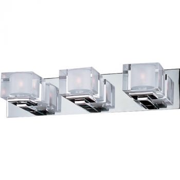 Maxim MXM-10003CLPC Cubic 3 Light Bath Vanity