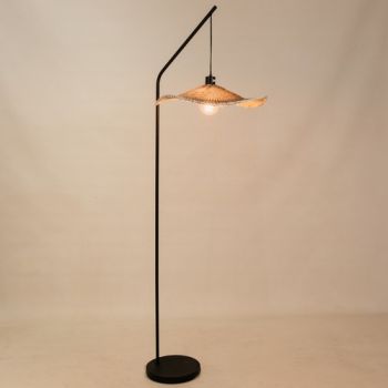 Noldenbros NB9001 Akari Arch Lamp With Waverly Shade