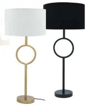 Noldenbros NBW5314G, NBW5314B Pasquale Metal Table Lamp (Multiple Colours/Finishes)