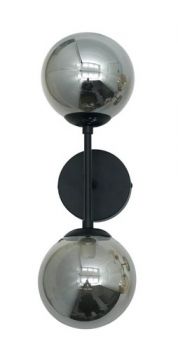 Noldenbros RG10299 Borris Wall Light Black & Smoke