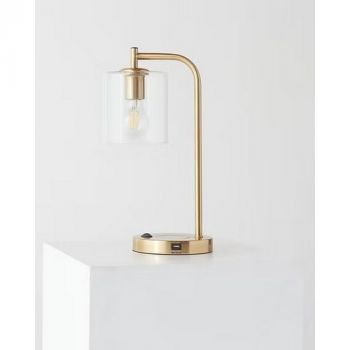 Noldenbros RG10329 Lora-Lee Brass Usb Desk Lamp