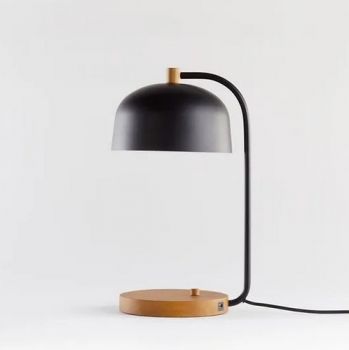 Noldenbros RG10331 Ledger USB Table Lamp Black and Metal