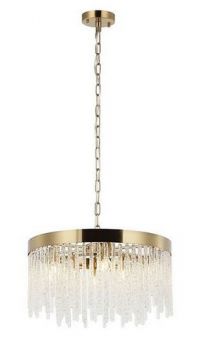 Noldenbros RG10388 Kensington Glass and Brass Chandelier