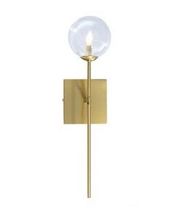 Noldenbros RG10619 Rio Clear Glass Wall Light