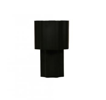 Noldenbros RG10647B Scallop Metal Lamp Black