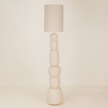 Noldenbros RG10684 Boulders Ceramic Lamp Floor With Shade