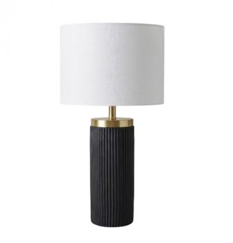 Noldenbros RG10685 Frida Fluted Table Lamp (Lamp Shade Not Included)