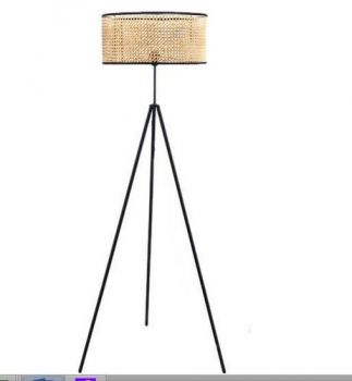 Noldenbros RG9333D Lux Floor Lamp With Dutch Weave Shade