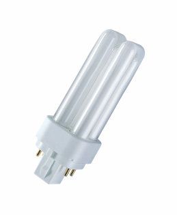Osram/LEDVANCE Compact Fluorescent Lamp PL Dulux D/E 26W/840 G24Q-3 Cool White