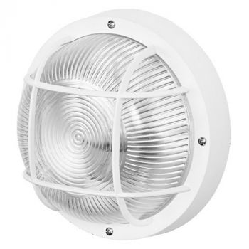 Osram/LEDVANCE E27 Bulkhead Fitting Round 175mm 1x Lamp IP44 White