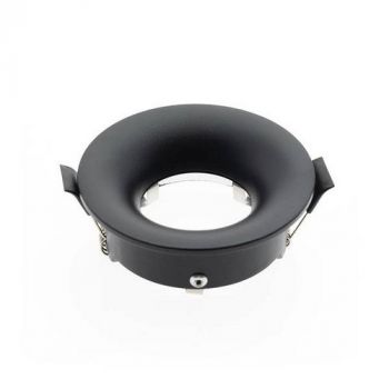 Osram/LEDVANCE Gu10 Downlight PC Round 75mm Fixed IP20 Curved Anti‑Glare Black