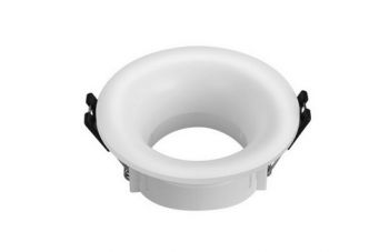 Osram/LEDVANCE Gu10 Downlight PC Round 75mm Fixed IP20 Curved Anti‑Glare White
