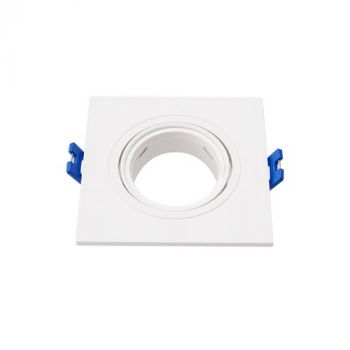 Osram/LEDVANCE Gu10 Downlight PC Square 75mm Tilt IP20 White