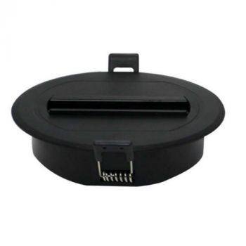 Osram/LEDVANCE Gu10 Reccessed Track Adaptor Round 3 Wire IP20 Black