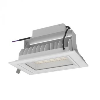 Osram/LEDVANCE LED Perform Gimbal Rectangular Downlight 240mm x 145mm 40W PS 3CCT White