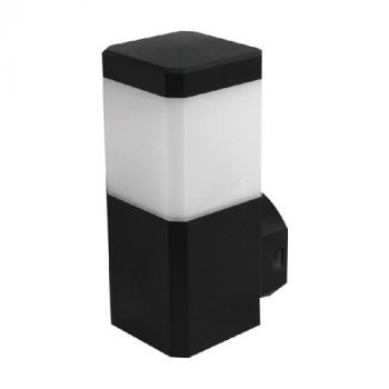 Osram/LEDVANCE E27 Outdoor Wall Light Square 1x Lamp IP65 Black