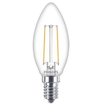 Philips LED Classic 2W B35 Candle E14 830 Warm White