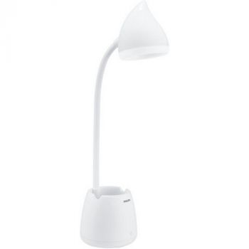Philips Hat DSK213 PT 4.5W LED CCT White USB 02 Portable Desk Light - built-in battery
