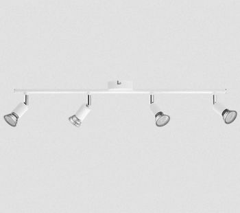 Philips Limbali Bar/Tube White 4xGU10 Build-on Spotlight