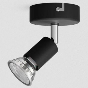 Philips Limbali single spot Black 1xGU10 Build-on Spotlight