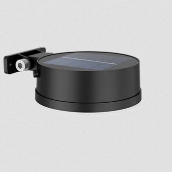 Philips Vynce SR WA Round 1.5W LED 2700K Black 06 Solar Wall Light
