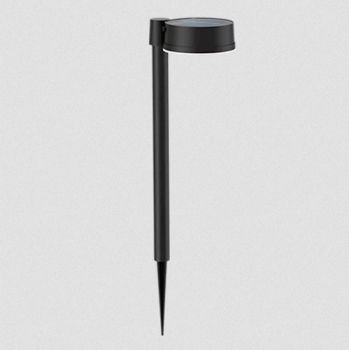 Philips Vynce SR PD Round 1.5W LED 2700K Black 06 Solar Ground Spike