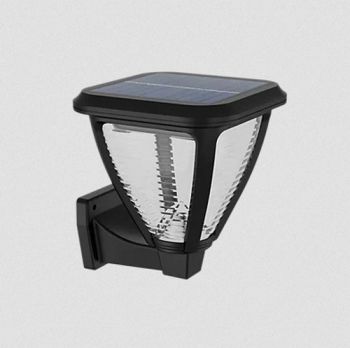 Philips Vapora SR WA 1.5W LED 2700K Black 06 Solar Wall Light