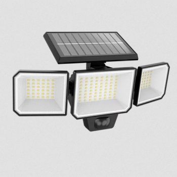 Philips Nysil Security 8.7W LED 5000K Black 06 Solar Flood Light