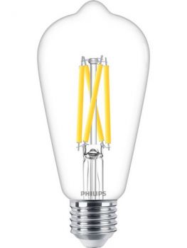 Philips Bulb LED Classic 5.9W ST64 E27 Clear Dimmable Bulb