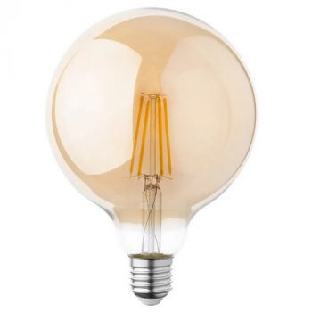 Pioled BD014 E27 G125 8W LED Filament Bronze Dimmable Bulb 2200K