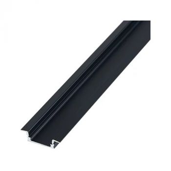 Pioled CH73 LED AL Slim28 Profile Recessed 17mmx7.19mm Black 2m