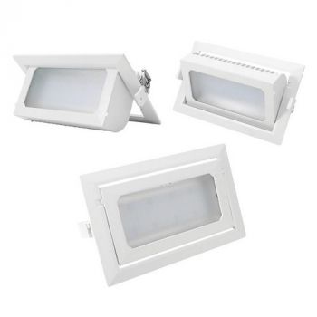 Pioled HD021 30W-50W LUIGI LED Recessed Tilt Downlight 3CCT Cut 230x135
