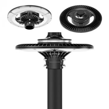 Pioled HP001 60W 3CCT ORBIT IP65 Post Top Lamp